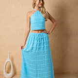'Marbella' Tiered Maxi Skirt WOMEN'S SKIRT for women resort wear - Seaspice Resort Wear