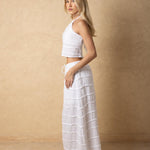 'Marbella' Tiered Maxi Skirt WOMEN'S SKIRT for women resort wear - Seaspice Resort Wear