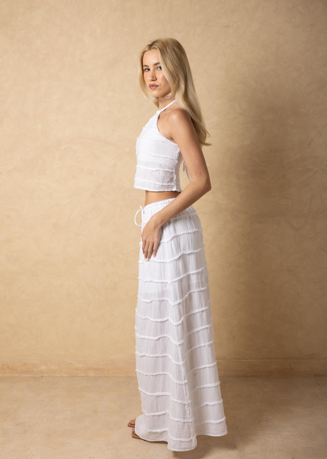 'Marbella' Tiered Maxi Skirt WOMEN'S SKIRT for women resort wear - Seaspice Resort Wear