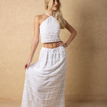 'Marbella' Tiered Maxi Skirt WOMEN'S SKIRT for women resort wear - Seaspice Resort Wear