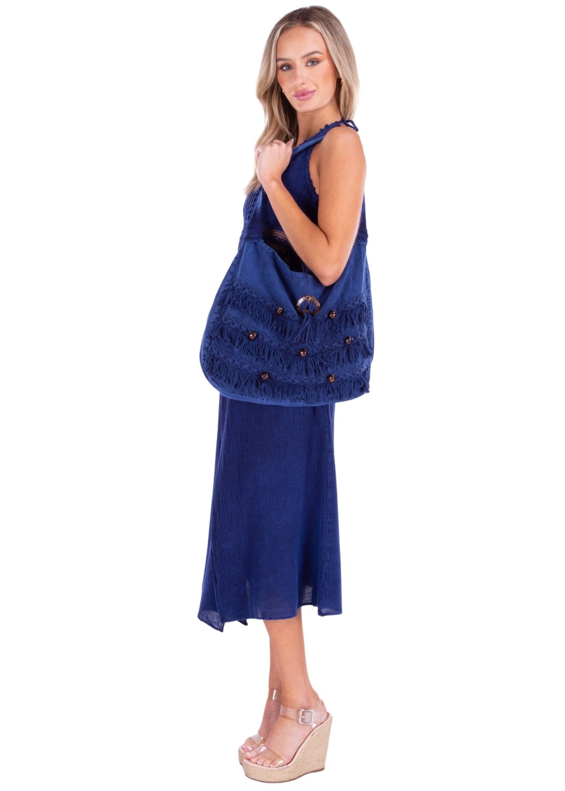 'Maya' Cotton Bag ACCESSORIES for women resort wear - Seaspice Resort Wear