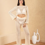 'Maya' Mesh Long Sleeve Top WOMEN'S TOP for women resort wear - Seaspice Resort Wear