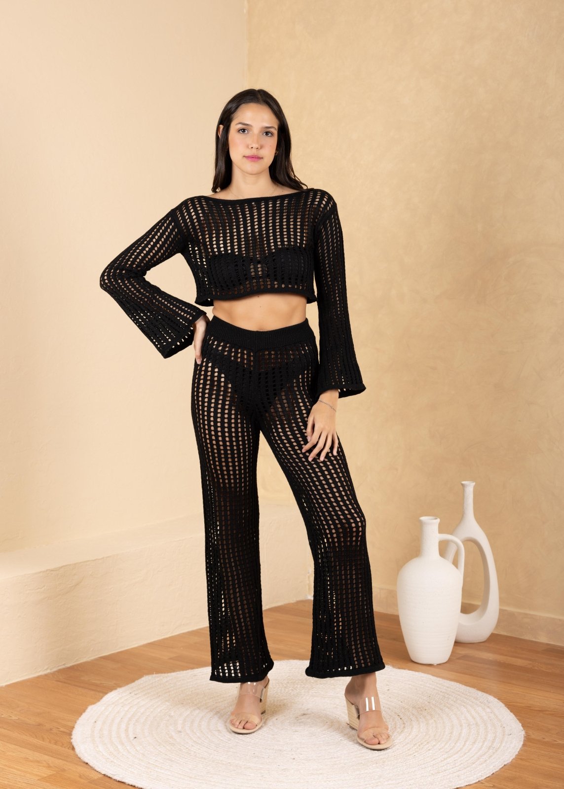 'Maya' Mesh Pants WOMEN'S PANTS for women resort wear - Seaspice Resort Wear