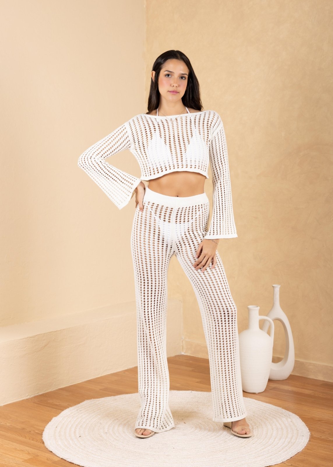 'Maya' Mesh Pants WOMEN'S PANTS for women resort wear - Seaspice Resort Wear