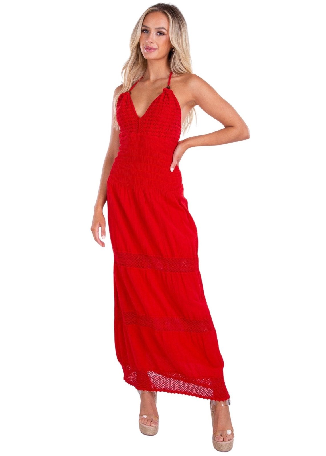 'Miranda' Halter Maxi Dress WOMEN'S DRESS for women resort wear - Seaspice Resort Wear