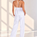 'Mona' Crochet Cut Out Top WOMEN'S TOP for women resort wear - Seaspice Resort Wear