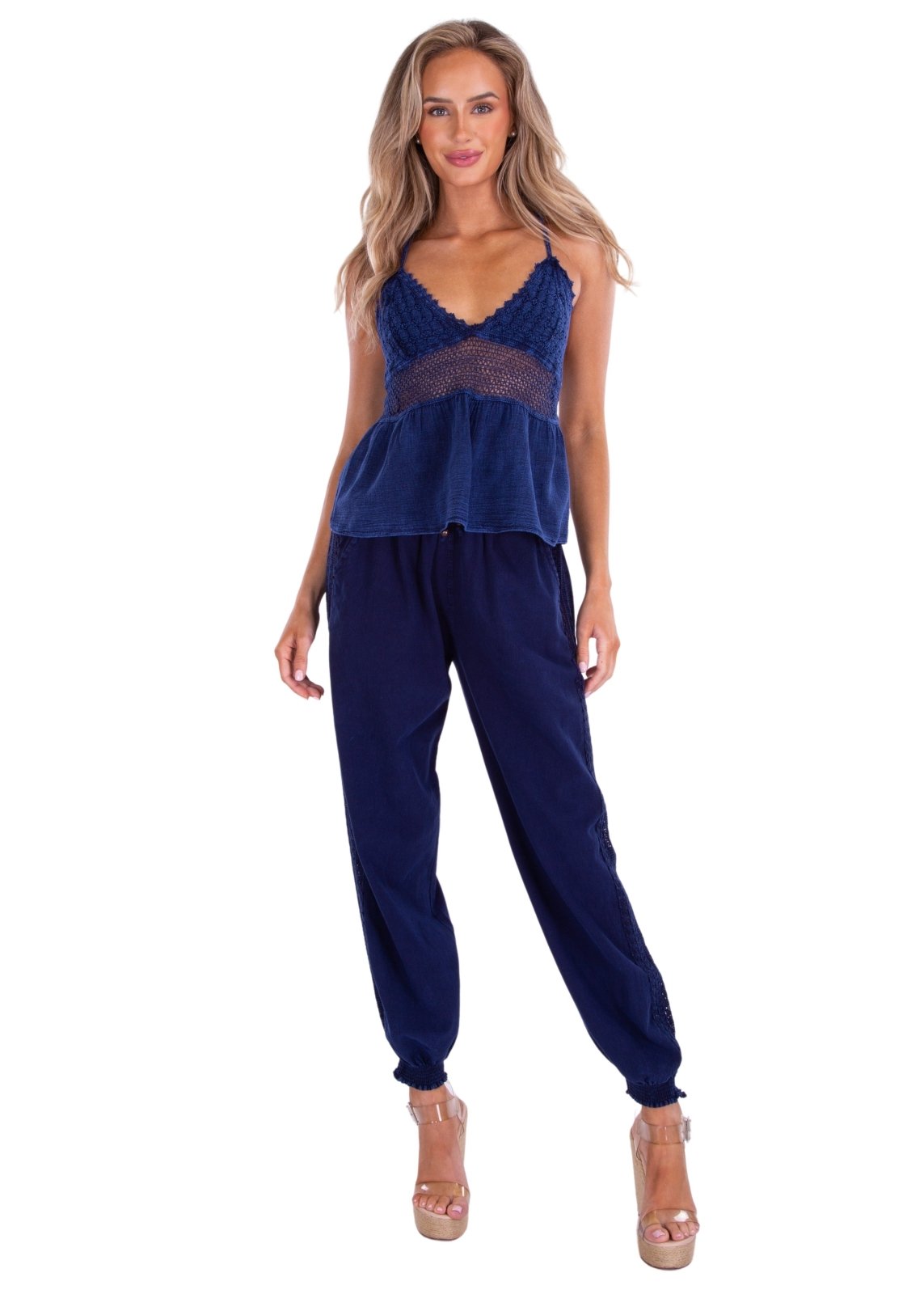 'Mona' Crochet Cut Out Top WOMEN'S TOP for women resort wear - Seaspice Resort Wear