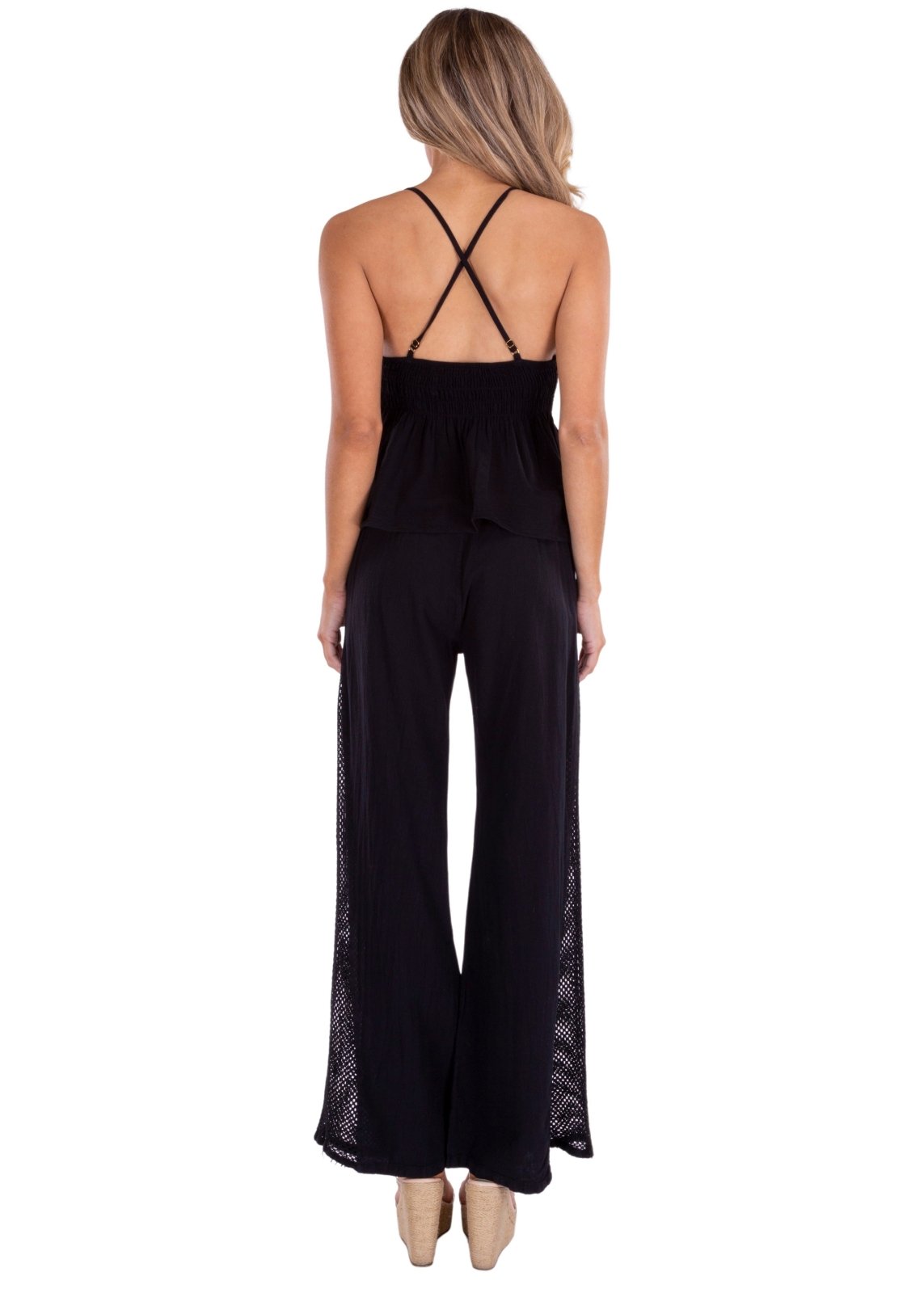 'Mona' Crochet Cut Out Top WOMEN'S TOP for women resort wear - Seaspice Resort Wear