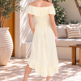 'Olivia' High Low Midi Dress WOMEN'S DRESS for women resort wear - Seaspice Resort Wear