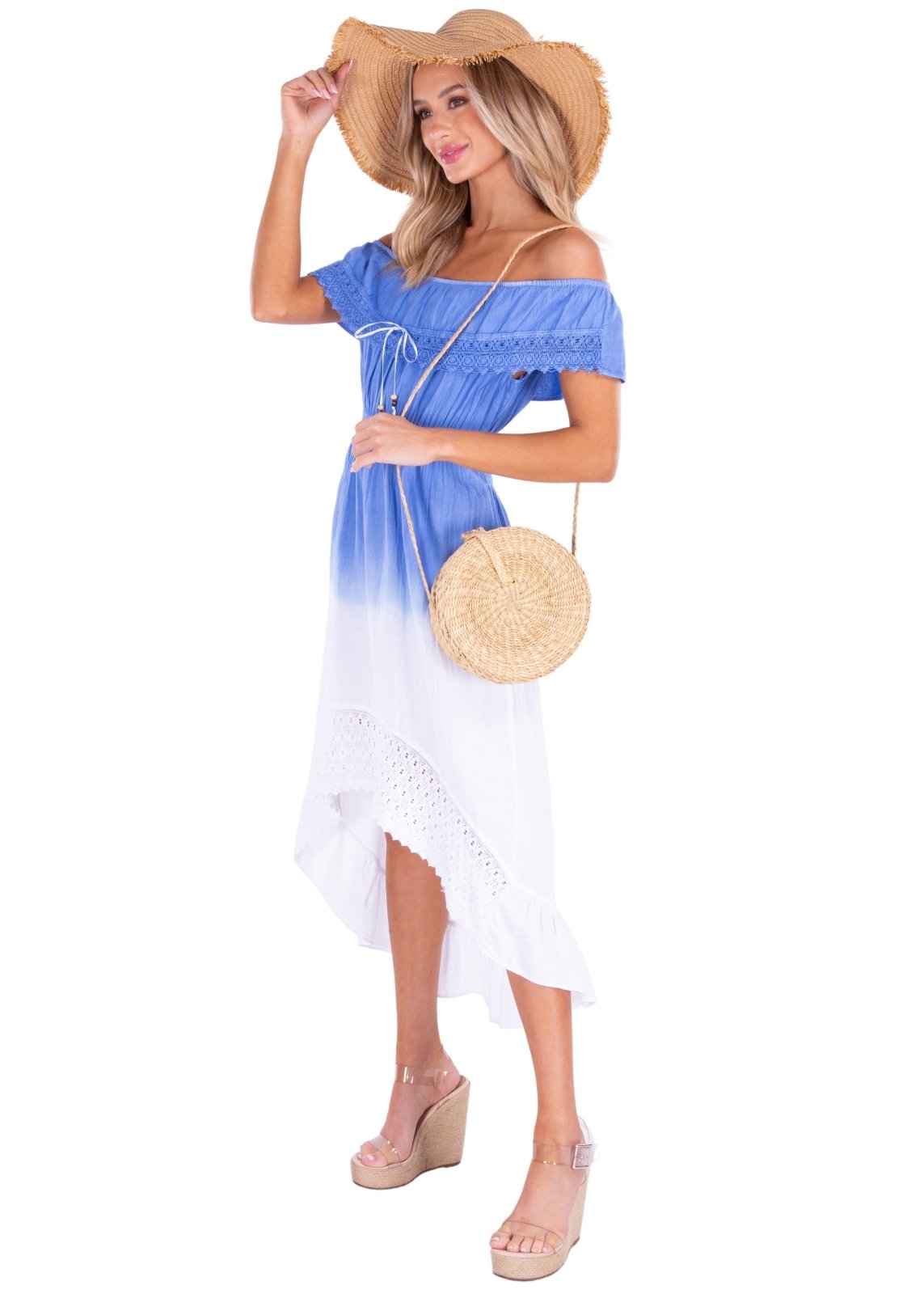 'Olivia' High Low Midi Dress WOMEN'S DRESS for women resort wear - Seaspice Resort Wear