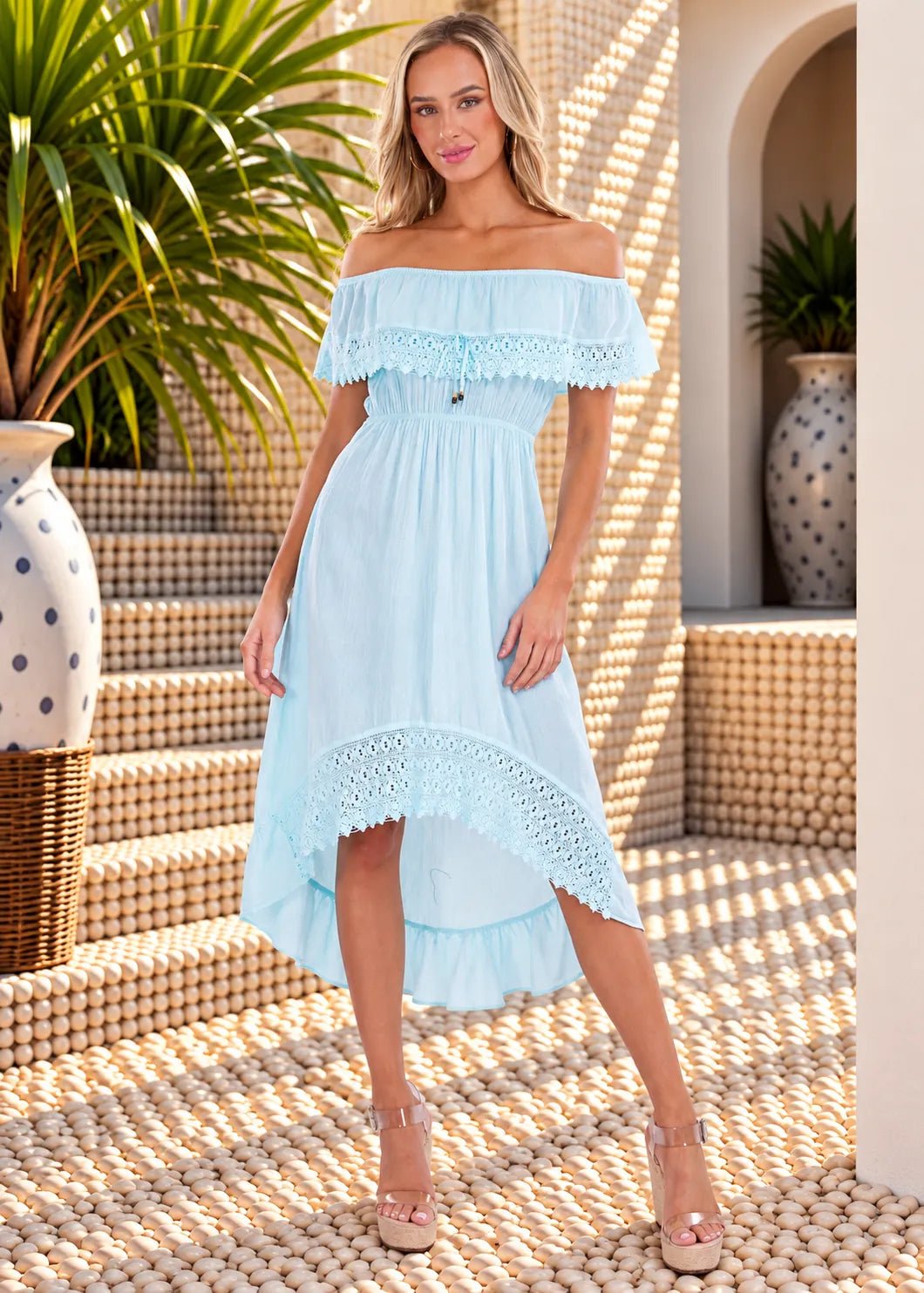 'Olivia' High Low Midi Dress WOMEN'S DRESS for women resort wear - Seaspice Resort Wear
