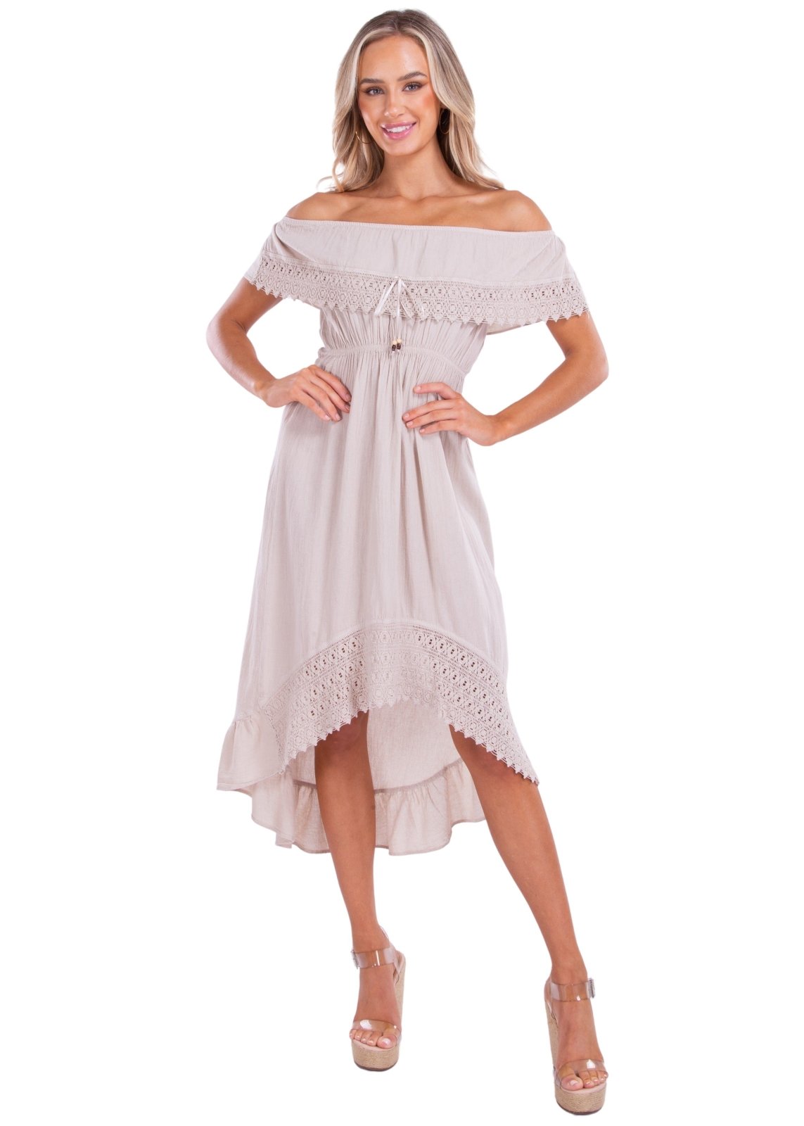 'Olivia' High Low Midi Dress WOMEN'S DRESS for women resort wear - Seaspice Resort Wear