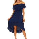 'Olivia' High Low Midi Dress WOMEN'S DRESS for women resort wear - Seaspice Resort Wear