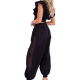 'Rachel' Crochet Hem Ruffle Top WOMEN'S TOP for women resort wear - Seaspice Resort Wear