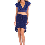 'Rachel' Crochet Hem Ruffle Top WOMEN'S TOP for women resort wear - Seaspice Resort Wear