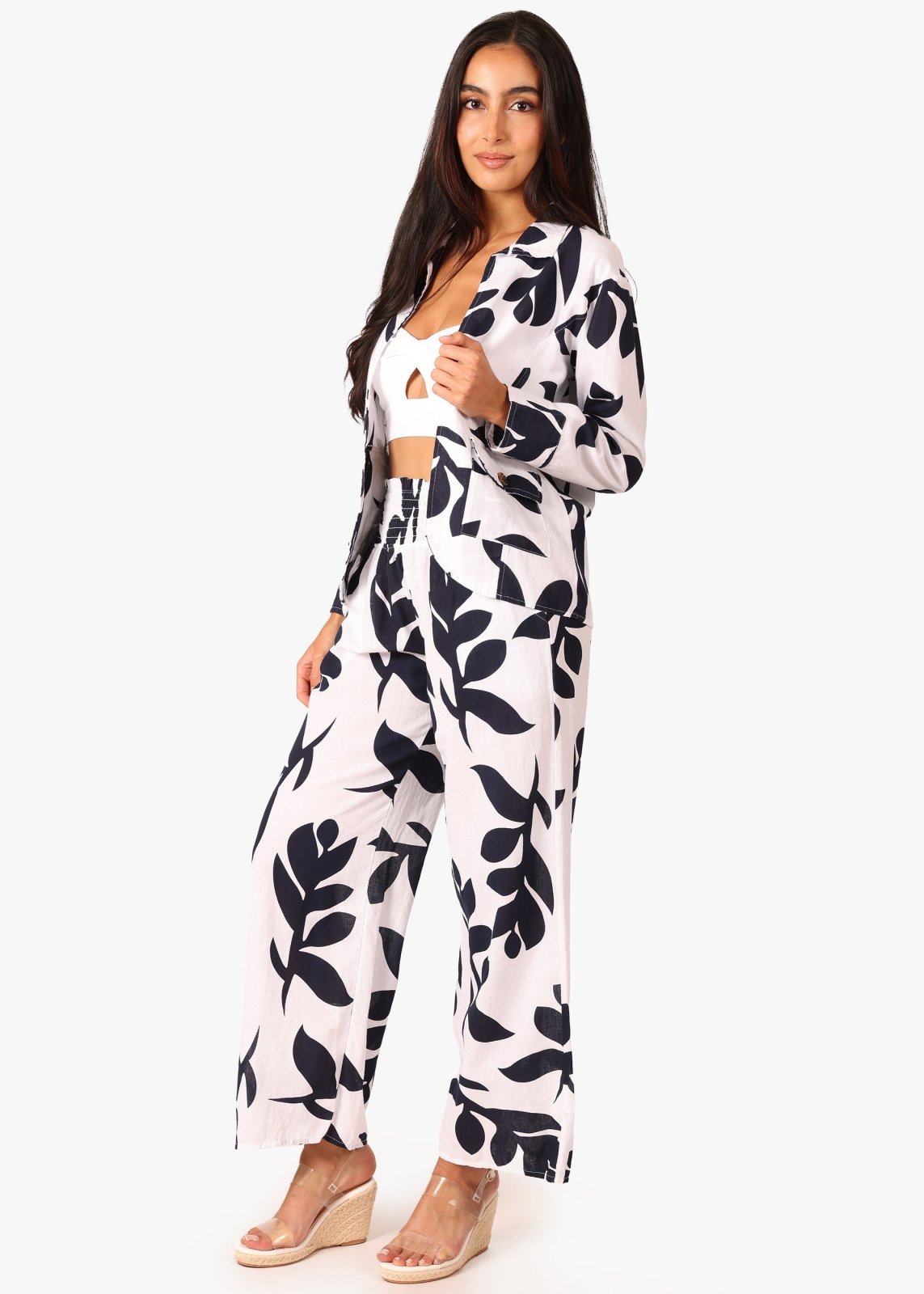 'Regina' Print Long Cotton Jacket WOMEN'S JACKET for women resort wear - Seaspice Resort Wear