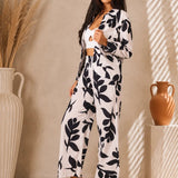 'Regina' Print Long Cotton Jacket WOMEN'S JACKET for women resort wear - Seaspice Resort Wear
