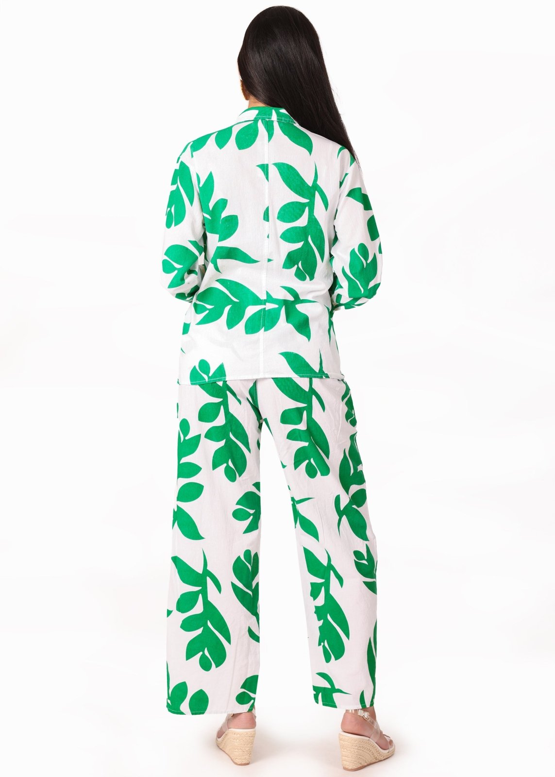 'Regina' Print Long Cotton Jacket WOMEN'S JACKET for women resort wear - Seaspice Resort Wear