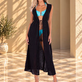 'Roberta' Tie-Front Cover-Up WOMEN'S COVER UP for women resort wear - Seaspice Resort Wear