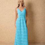 'Rosalie' Tiered Maxi Dress WOMEN'S DRESS for women resort wear - Seaspice Resort Wear