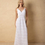 'Rosalie' Tiered Maxi Dress WOMEN'S DRESS for women resort wear - Seaspice Resort Wear