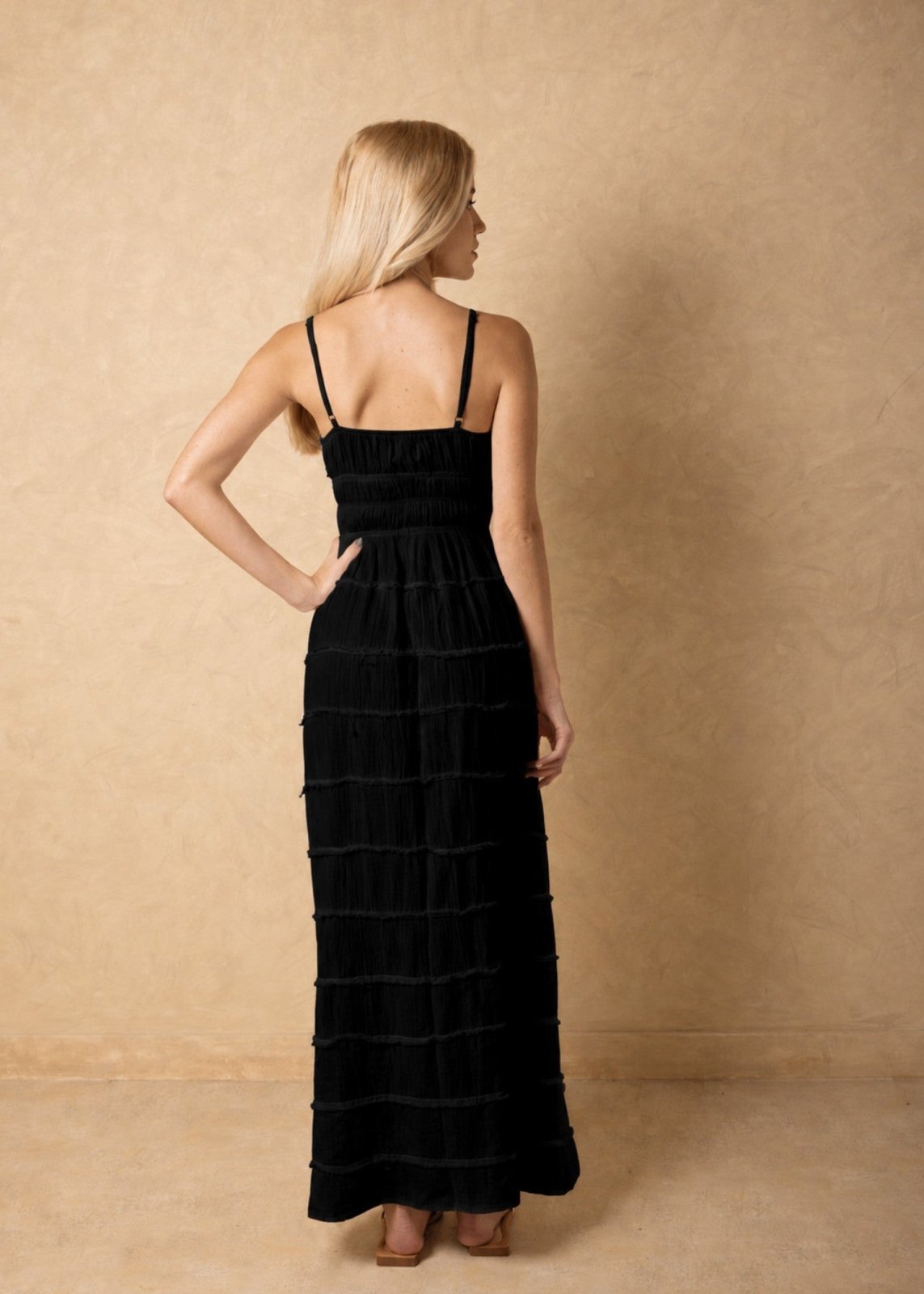'Rosalie' Tiered Maxi Dress WOMEN'S DRESS for women resort wear - Seaspice Resort Wear