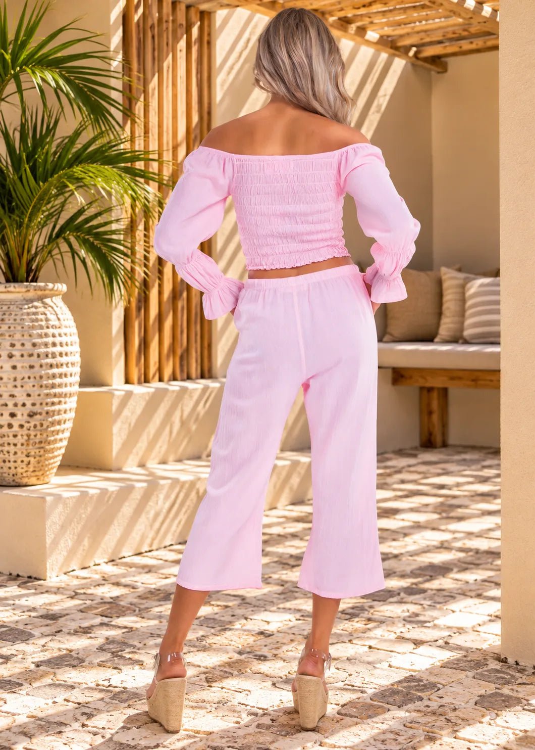 'Roxy' Flare Capris WOMEN'S PANTS for women resort wear - Seaspice Resort Wear