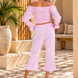 'Roxy' Flare Capris WOMEN'S PANTS for women resort wear - Seaspice Resort Wear