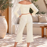 'Roxy' Flare Capris WOMEN'S PANTS for women resort wear - Seaspice Resort Wear
