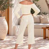 'Roxy' Flare Capris WOMEN'S PANTS for women resort wear - Seaspice Resort Wear
