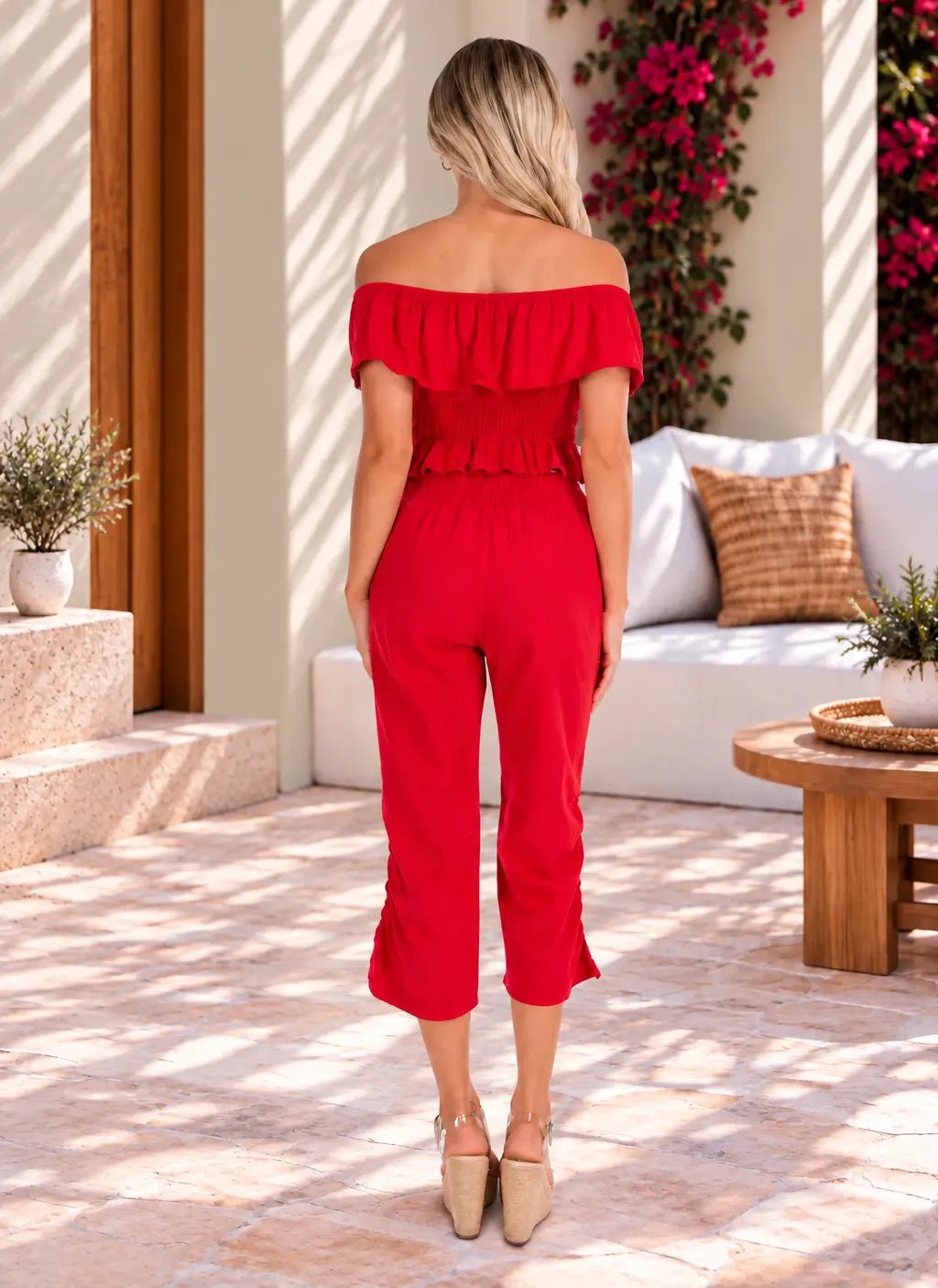 'Ruby' Fringe Pocket Capris WOMEN'S PANTS for women resort wear - Seaspice Resort Wear