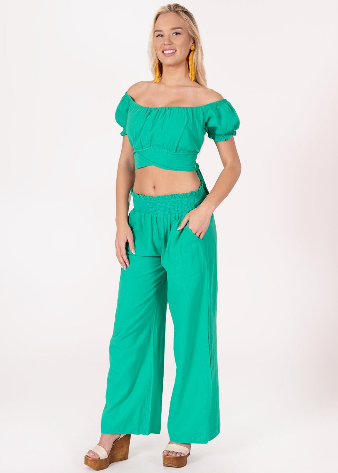 'Sabrina' Off Shoulder Top WOMEN'S TOP for women resort wear - Seaspice Resort Wear
