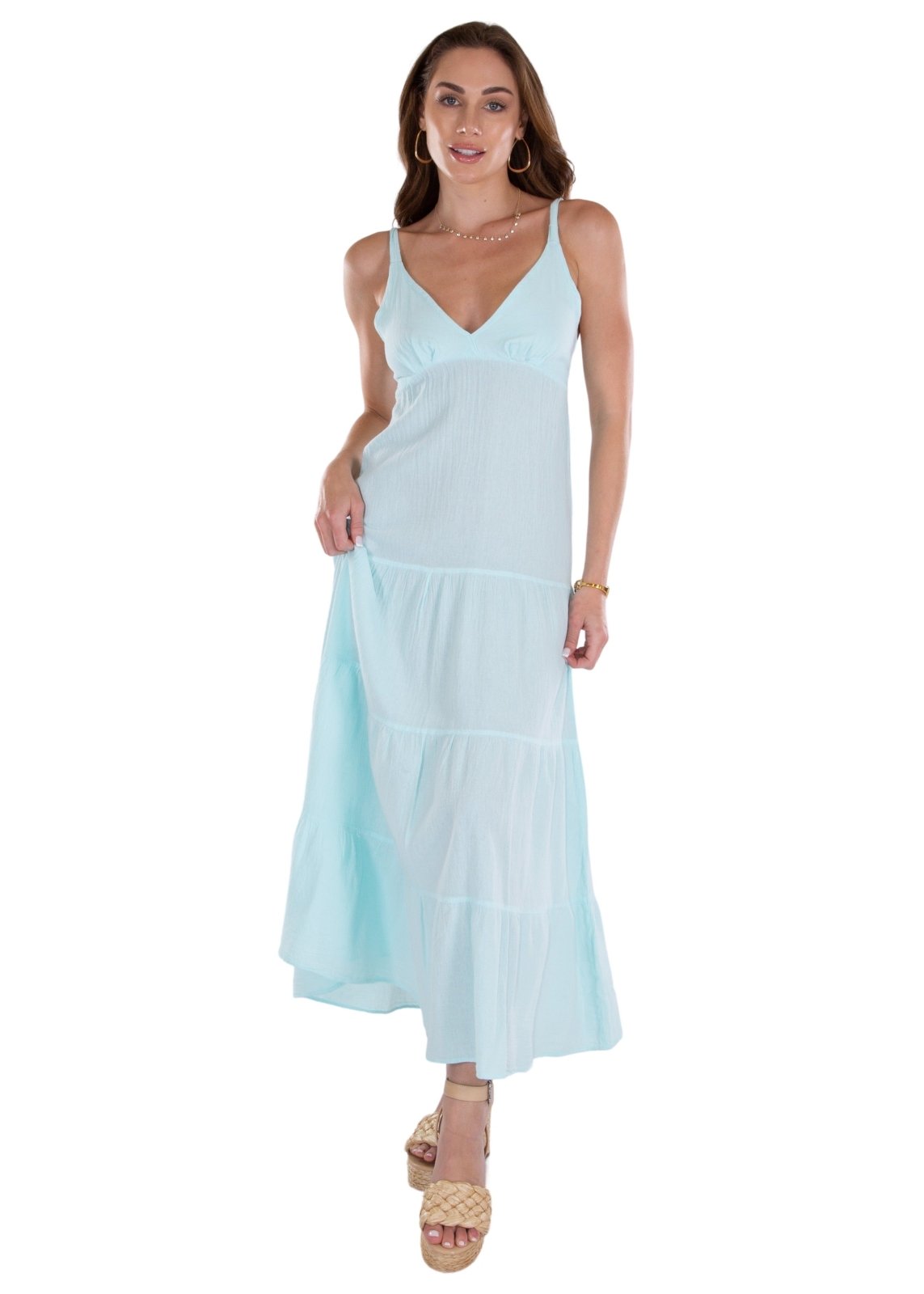 'Samantha' Maxi Dress Baby Beige