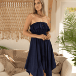 'Sasha' Strapless Flowy Dress WOMEN'S DRESS for women resort wear - Seaspice Resort Wear