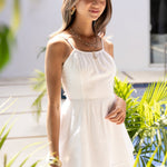 'Savannah' Tie - Back Mini Dress WOMEN'S DRESS for women resort wear - Seaspice Resort Wear