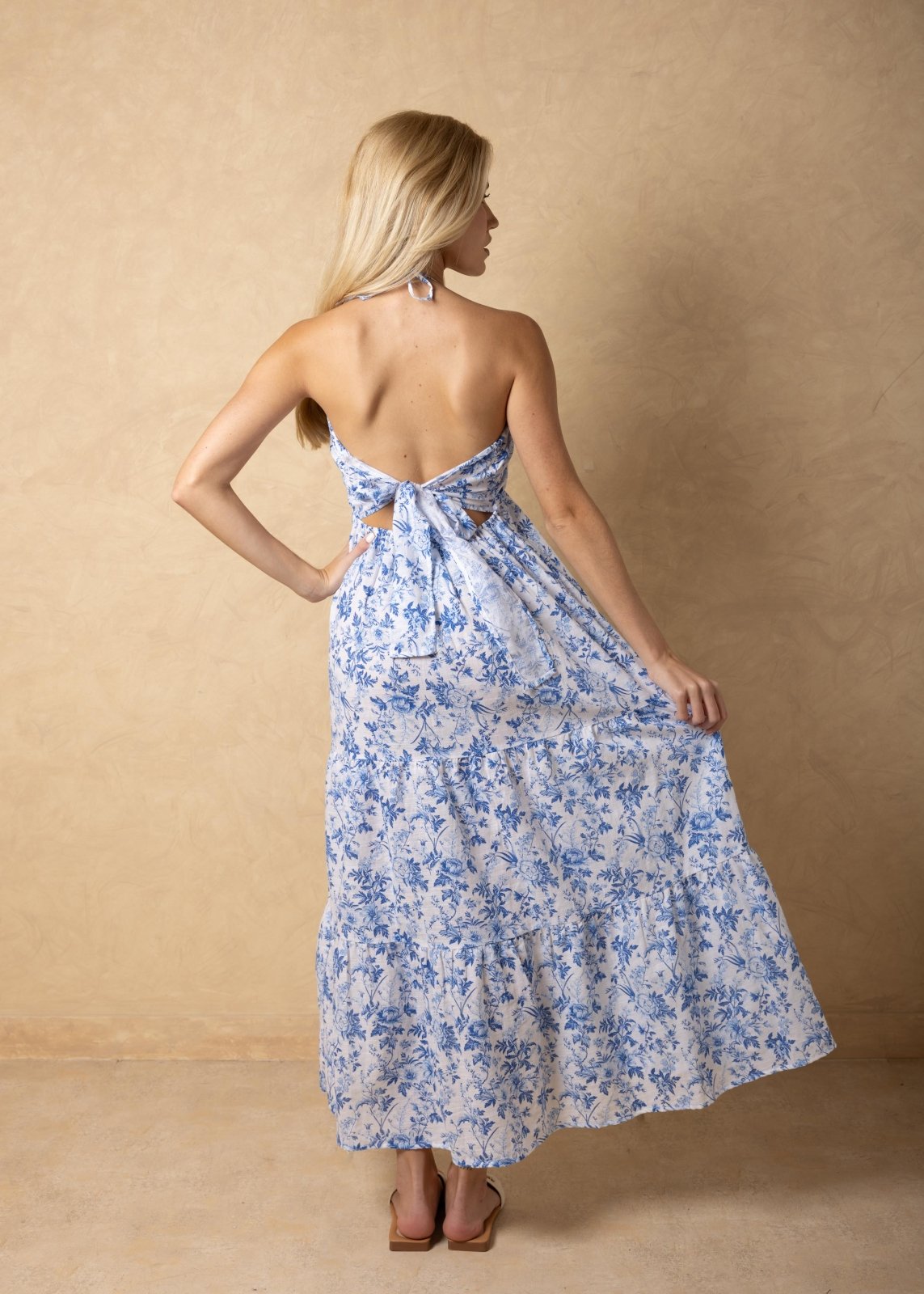 'Selene' Tiered Print Maxi Dress WOMEN'S DRESS for women resort wear - Seaspice Resort Wear