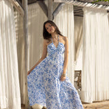 'Selene' Tiered Print Maxi Dress WOMEN'S DRESS for women resort wear - Seaspice Resort Wear