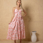 'Selene' Tiered Print Maxi Dress WOMEN'S DRESS for women resort wear - Seaspice Resort Wear