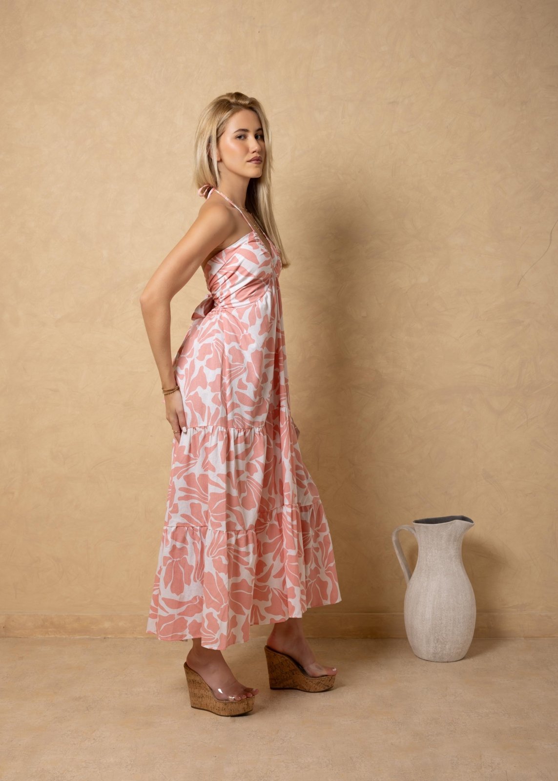 'Selene' Tiered Print Maxi Dress WOMEN'S DRESS for women resort wear - Seaspice Resort Wear