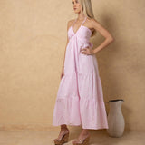 'Selene' Tiered Print Maxi Dress WOMEN'S DRESS for women resort wear - Seaspice Resort Wear