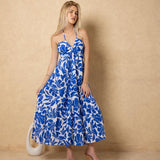 'Selene' Tiered Print Maxi Dress WOMEN'S DRESS for women resort wear - Seaspice Resort Wear