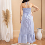 'Sereia' Striped Maxi Dress WOMEN'S DRESS for women resort wear - Seaspice Resort Wear