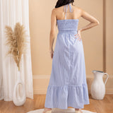 'Sereia' Striped Maxi Dress WOMEN'S DRESS for women resort wear - Seaspice Resort Wear