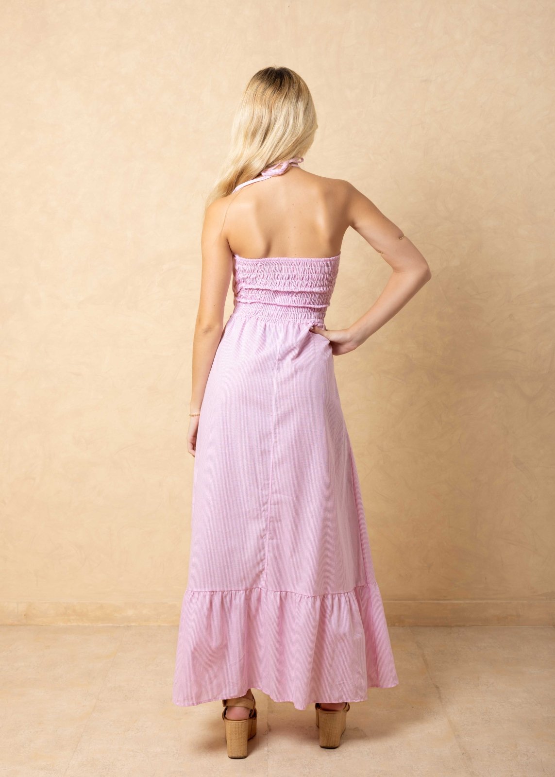 'Sereia' Striped Maxi Dress WOMEN'S DRESS for women resort wear - Seaspice Resort Wear