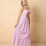 'Sereia' Striped Maxi Dress WOMEN'S DRESS for women resort wear - Seaspice Resort Wear