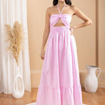 'Sereia' Striped Maxi Dress WOMEN'S DRESS for women resort wear - Seaspice Resort Wear