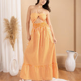 'Sereia' Striped Maxi Dress WOMEN'S DRESS for women resort wear - Seaspice Resort Wear