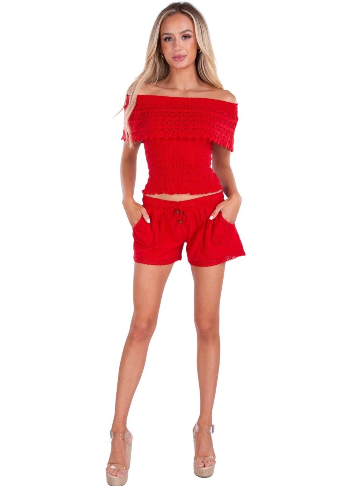 'Shelly' Off Shoulder Top WOMEN'S TOP for women resort wear - Seaspice Resort Wear