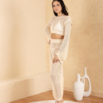 'Siena' Mesh Long Sleeve Top WOMEN'S TOP for women resort wear - Seaspice Resort Wear