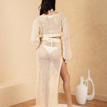 'Siena' Mesh Long Sleeve Top WOMEN'S TOP for women resort wear - Seaspice Resort Wear
